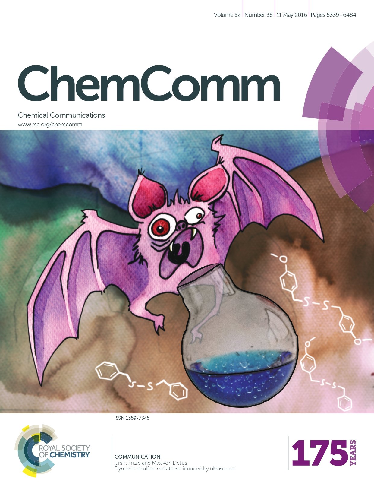 cover of journal Chemical Communications volume 52