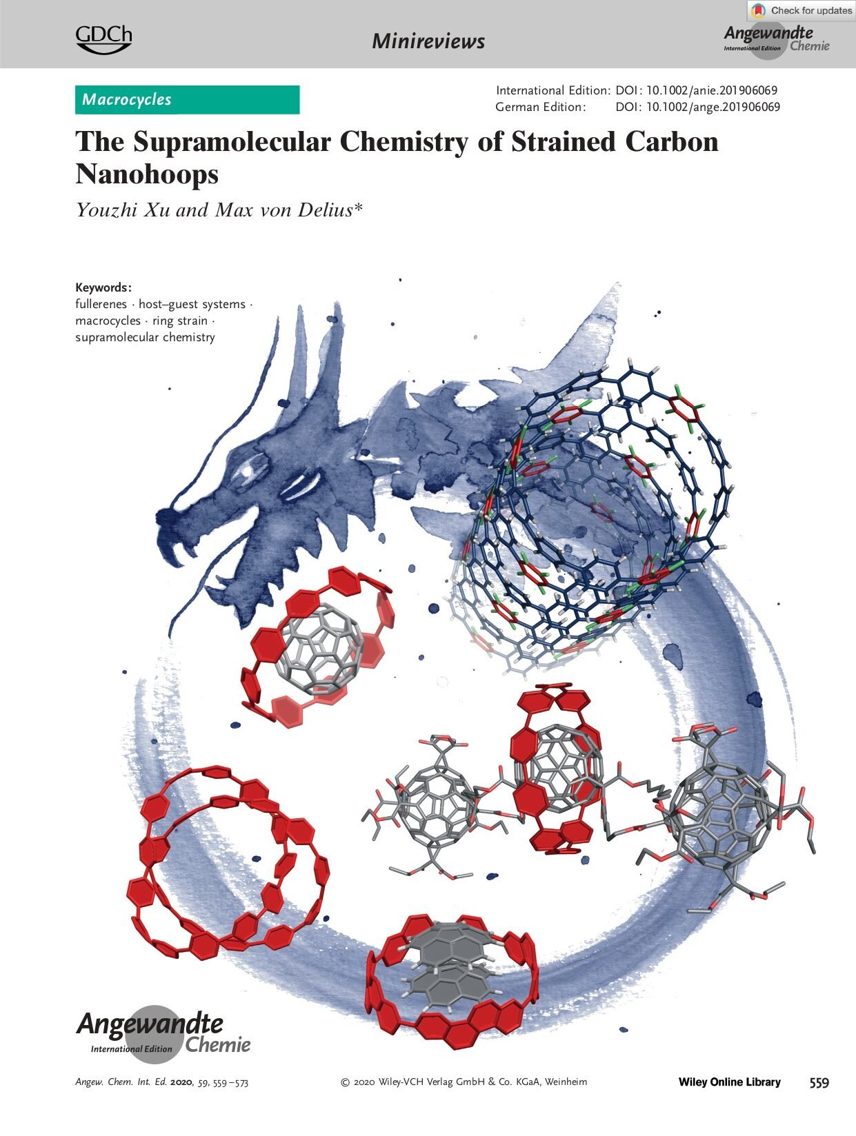 cover of journal Angewandte Chemie International Edition volume 59